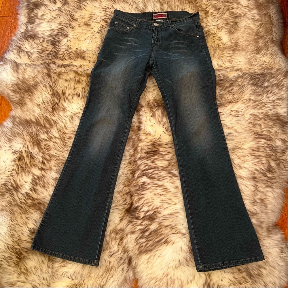Z. Cavaricci dark wash bootcut jeans